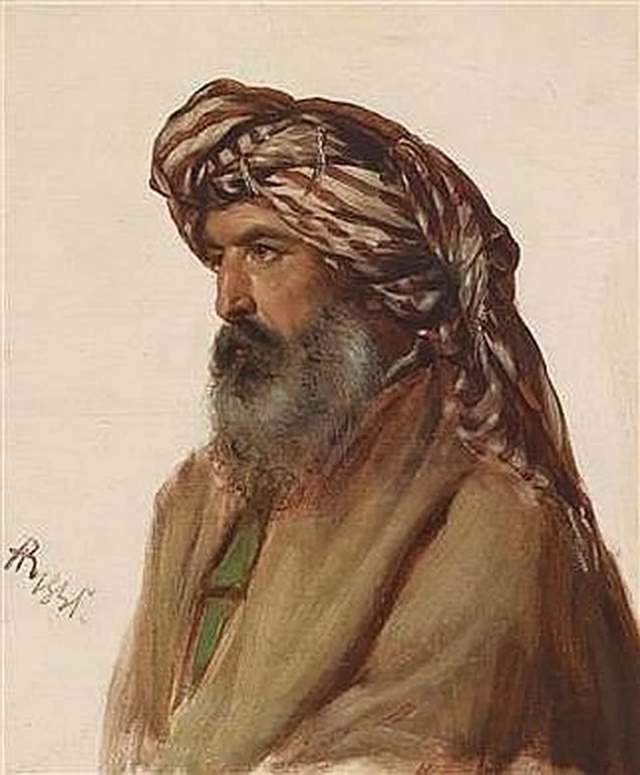Ritratto di beduino - attribuito